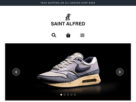 'saintalfred.com' screenshot