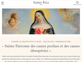 'sainte-rita.net' screenshot