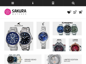 'sakurawatches.com' screenshot