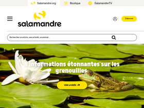 'salamandre.org' screenshot
