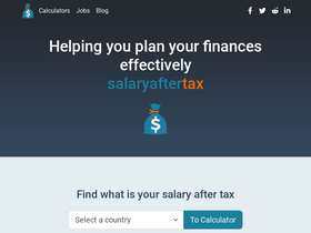 'salaryaftertax.com' screenshot