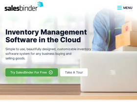 'salesbinder.com' screenshot