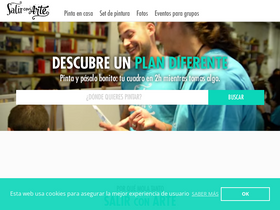 'salirconarte.com' screenshot