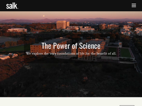 'salk.edu' screenshot