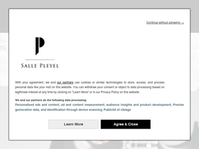 'sallepleyel.com' screenshot