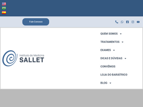 'sallet.com.br' screenshot