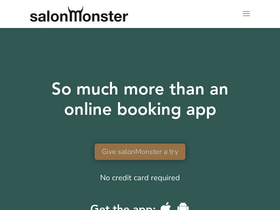 'salonmonster.com' screenshot