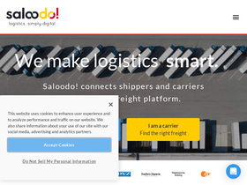 'saloodo.com' screenshot