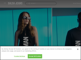'salsajeans.com' screenshot