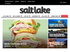 'saltlakemagazine.com' screenshot