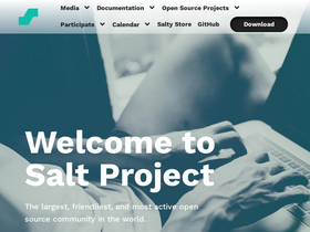 'saltproject.io' screenshot