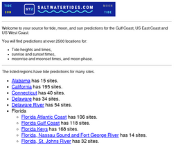 'saltwatertides.com' screenshot