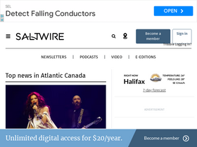 'saltwire.com' screenshot
