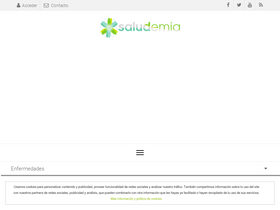 'saludemia.com' screenshot