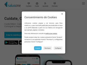 'salusone.app' screenshot