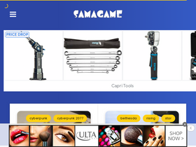 'samagame.com' screenshot