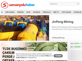 'samanyoluhaber.com' screenshot