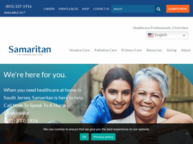 'samaritannj.org' screenshot