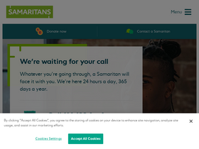 'samaritans.org' screenshot