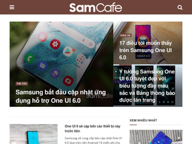 'samcafe.vn' screenshot