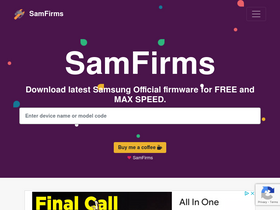 'samfirms.com' screenshot