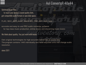 'samplerateconverter.com' screenshot