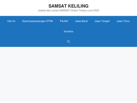 'samsatkeliling.info' screenshot