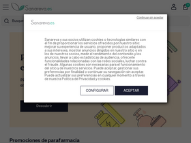 'sanareva.es' screenshot