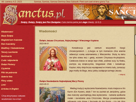 'sanctus.pl' screenshot