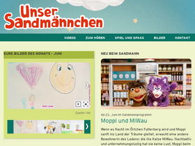 'sandmann.de' screenshot