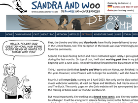 'sandraandwoo.com' screenshot