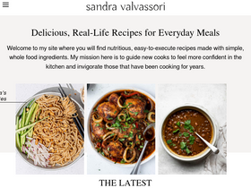 'sandravalvassori.com' screenshot