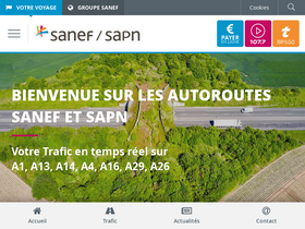 'sanef.com' screenshot