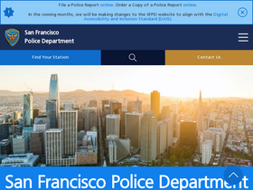 'sanfranciscopolice.org' screenshot