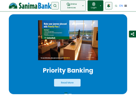'sanimabank.com' screenshot