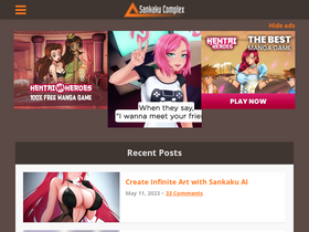 'sankakucomplex.com' screenshot