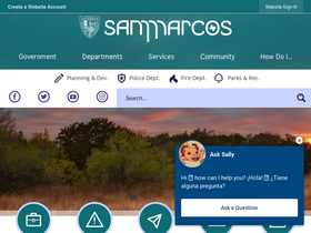 'sanmarcostx.gov' screenshot