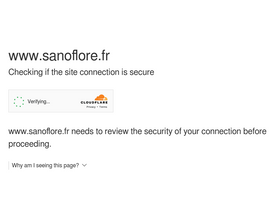 'sanoflore.fr' screenshot