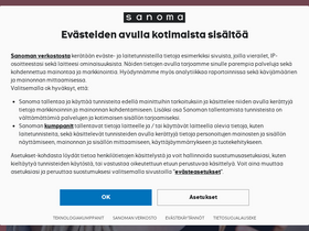 'sanoma.fi' screenshot