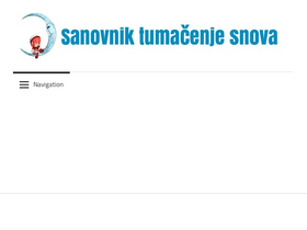 'sanovniksnovi.com' screenshot