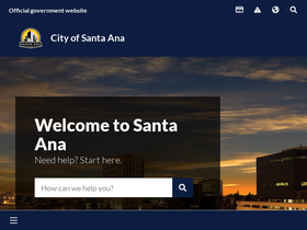 'santa-ana.org' screenshot