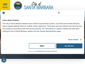 'santabarbaraca.gov' screenshot