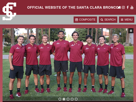 'santaclarabroncos.com' screenshot