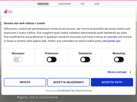 'santaritadacascia.org' screenshot