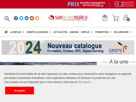 'santementale.fr' screenshot