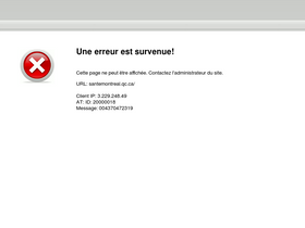 'santemontreal.qc.ca' screenshot