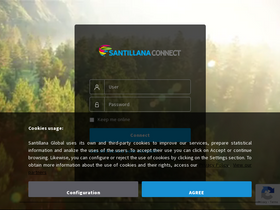 'santillanaconnect.com' screenshot