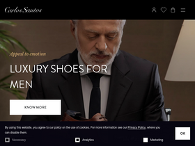 'santosshoes.com' screenshot