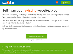 'santu.com' screenshot