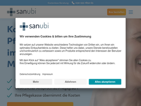 'sanubi.de' screenshot